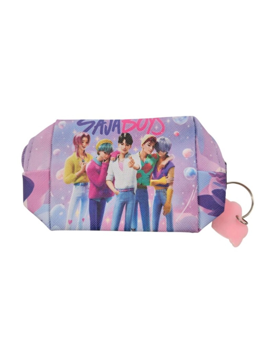 Kpop Demon Hunter Coin Purse Set of 12 Heart Charm Pastel Change Pouch NWOT - Picture 5 of 10